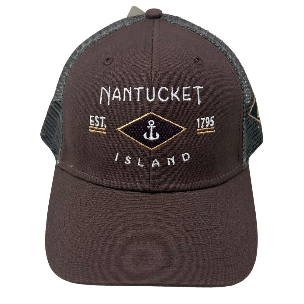 Ouray Industrial Hat Canvas Cap One Size Snapback Adjustable Coffee Brown NEW